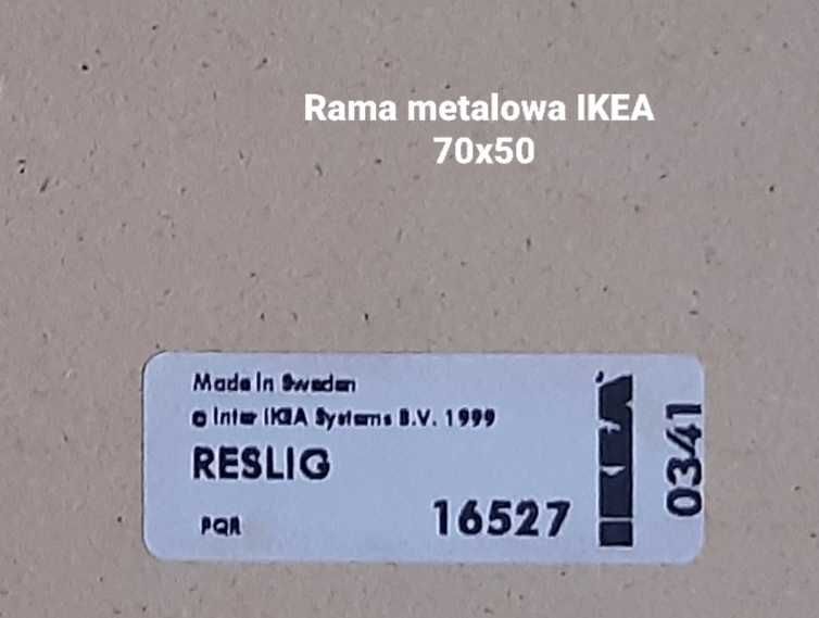 Rama RESLIG IKEA + Plakat Mel Allen ULLSWATER (druk dla IKEA)