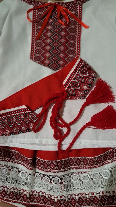 Вишиванка для дівчинки, сорочка, спідничка, вишитий костюм український