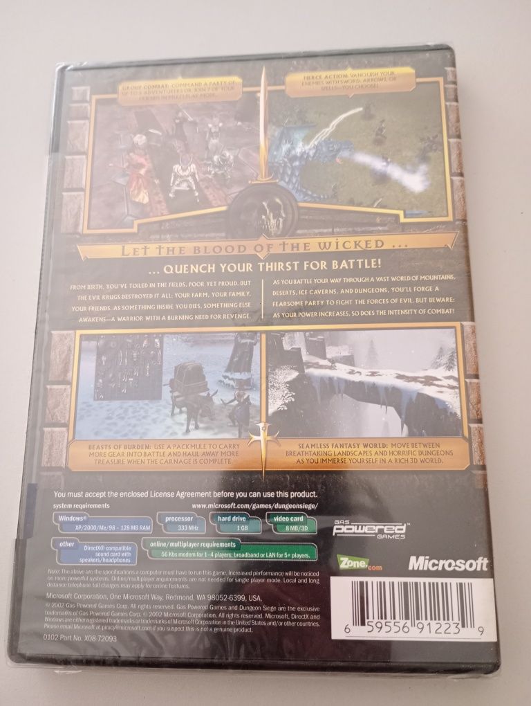 Dungeon Siege w Folii! PC