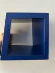 Cubo azul lacado wm madeira maciça
