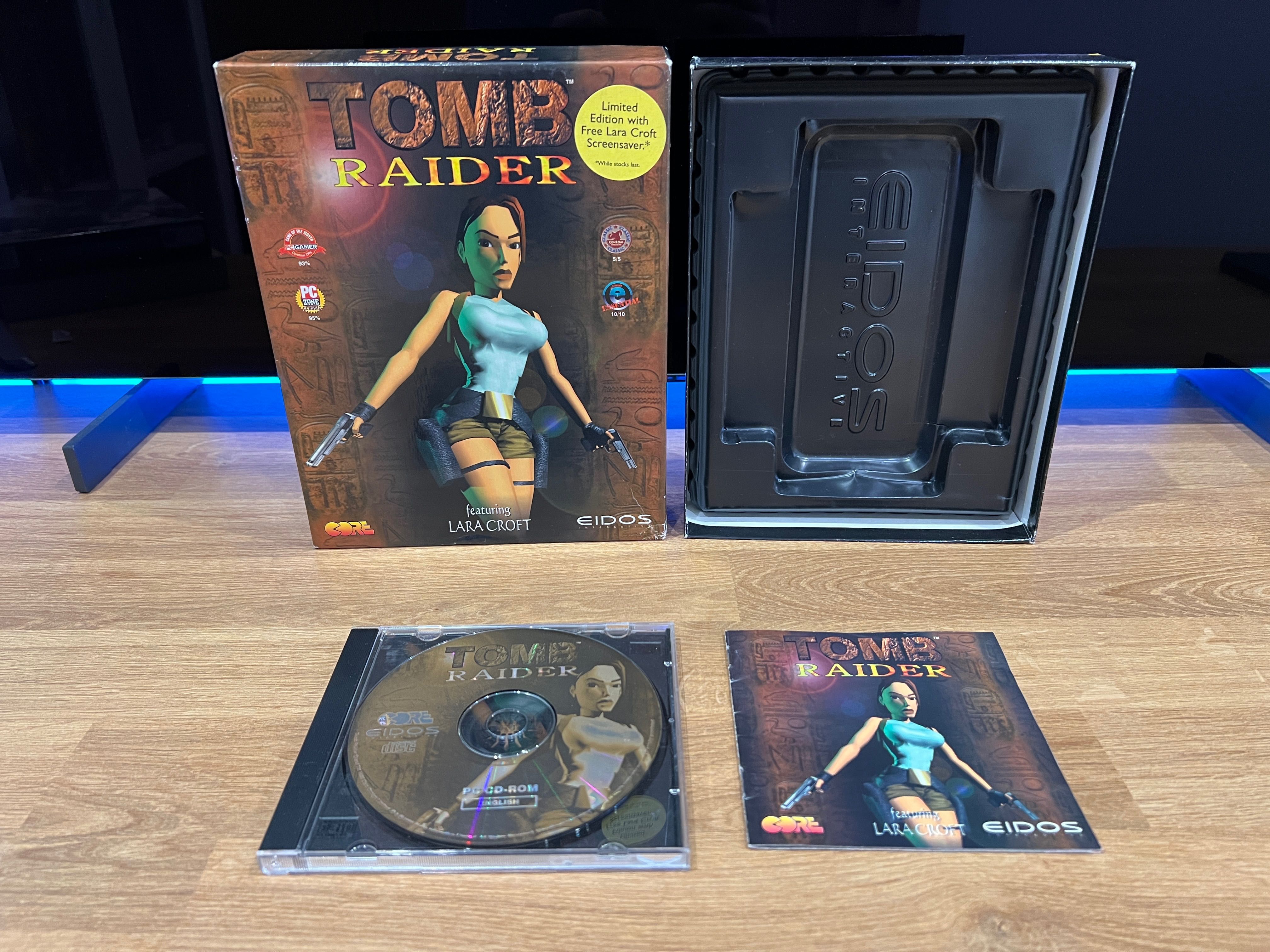 Tomb Raider 1 gra (PC EN 1996) BIG BOX premierowe kompletne wydanie