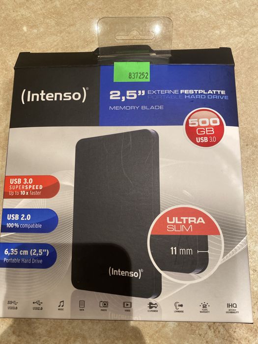 dysk hard drive intenso 500gb nowy