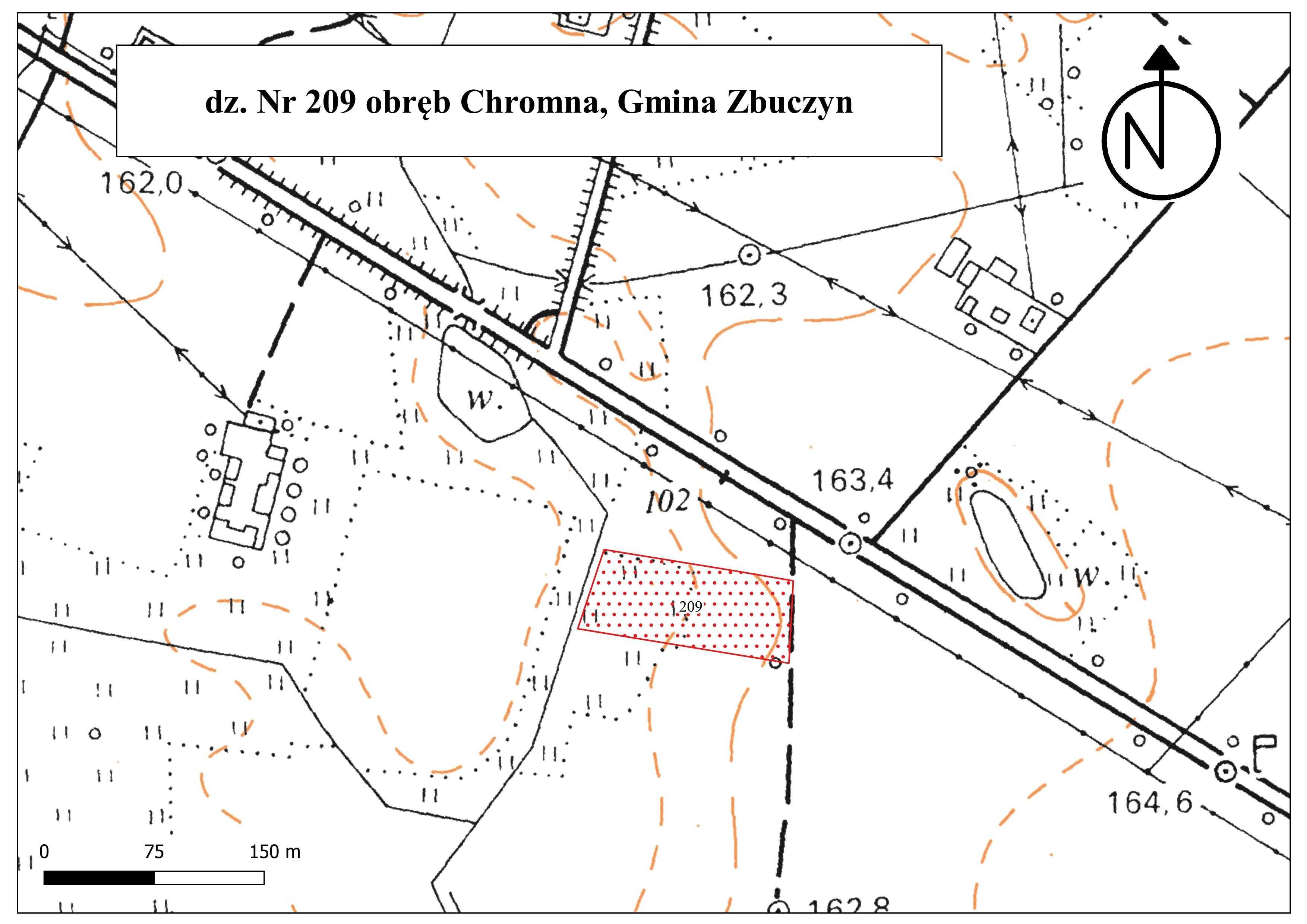 Działka rolno - inwestycyjna Chromna