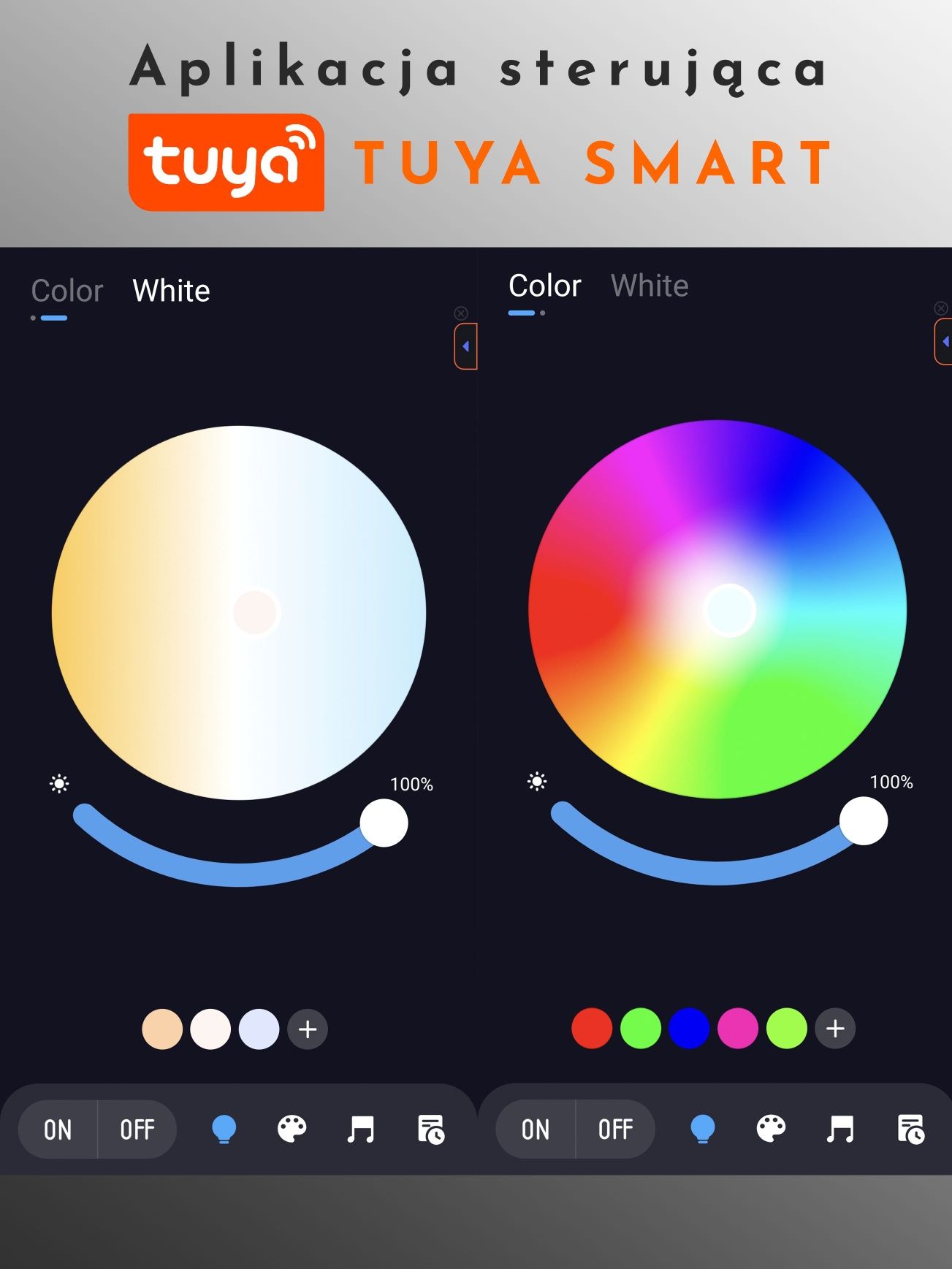 Lampa bluetooth stojąca biurkowa RGB Alien Obcy Facehugger