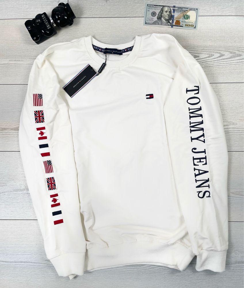 Tommy Hilfiger мужской свитшот реглан батник кофта мужская оригинал