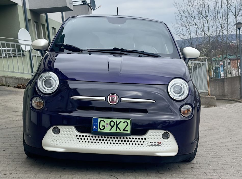 Fiat 500e Bezwypadkowy pełen serwis, transport gratis