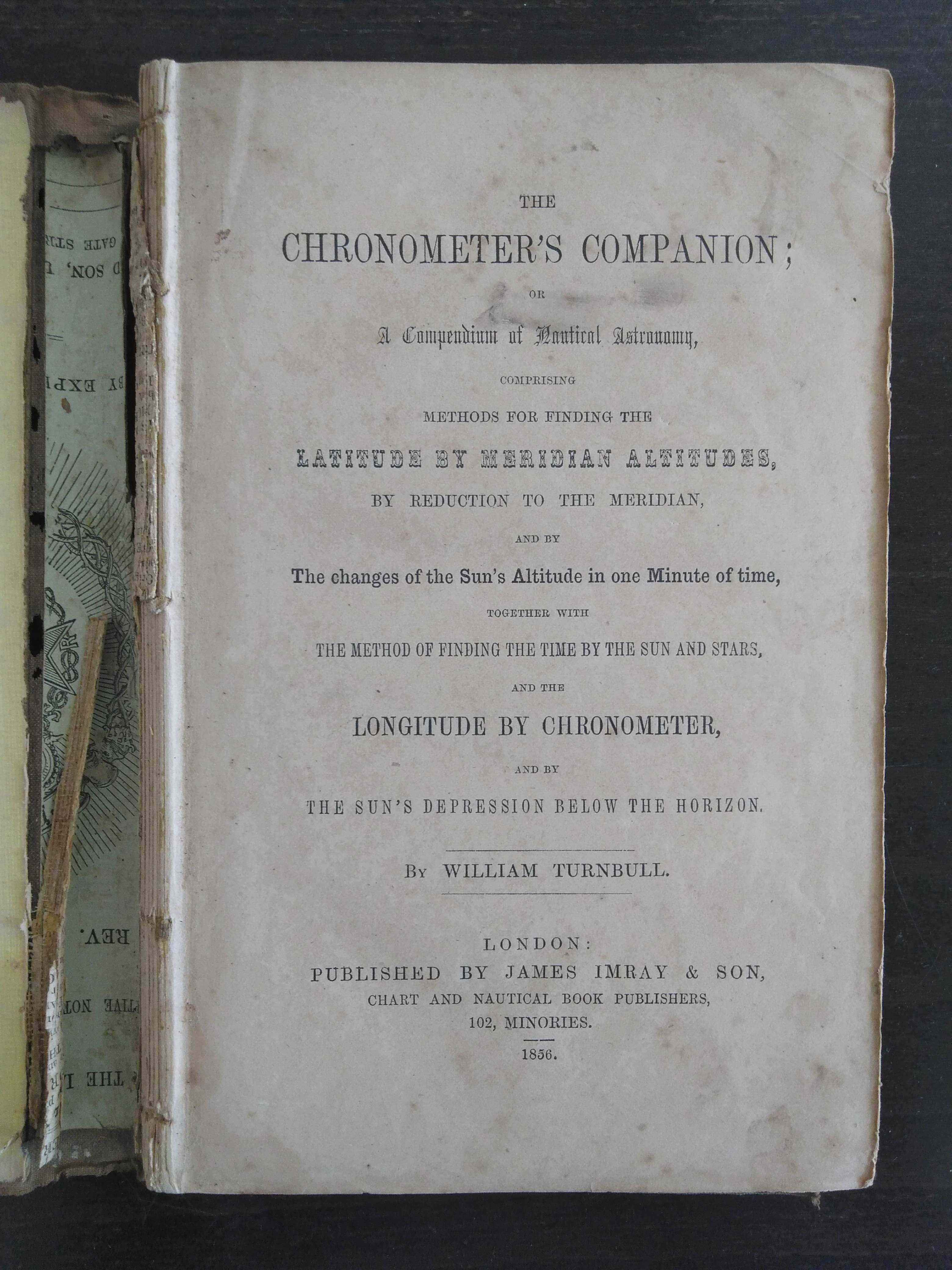 livro: William Turnbull “The chronometer’s companion (…)”