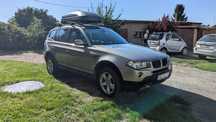 BMW X3 BMW X3 M47 2007r. Brązowa skóra i drzewo.