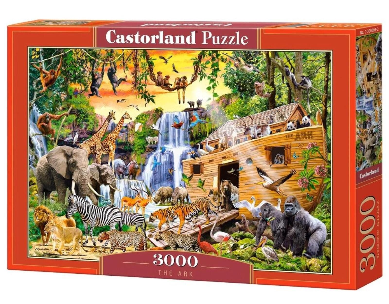 Puzzle 3000 The Ark CASTOR pudełko,384x273 mm