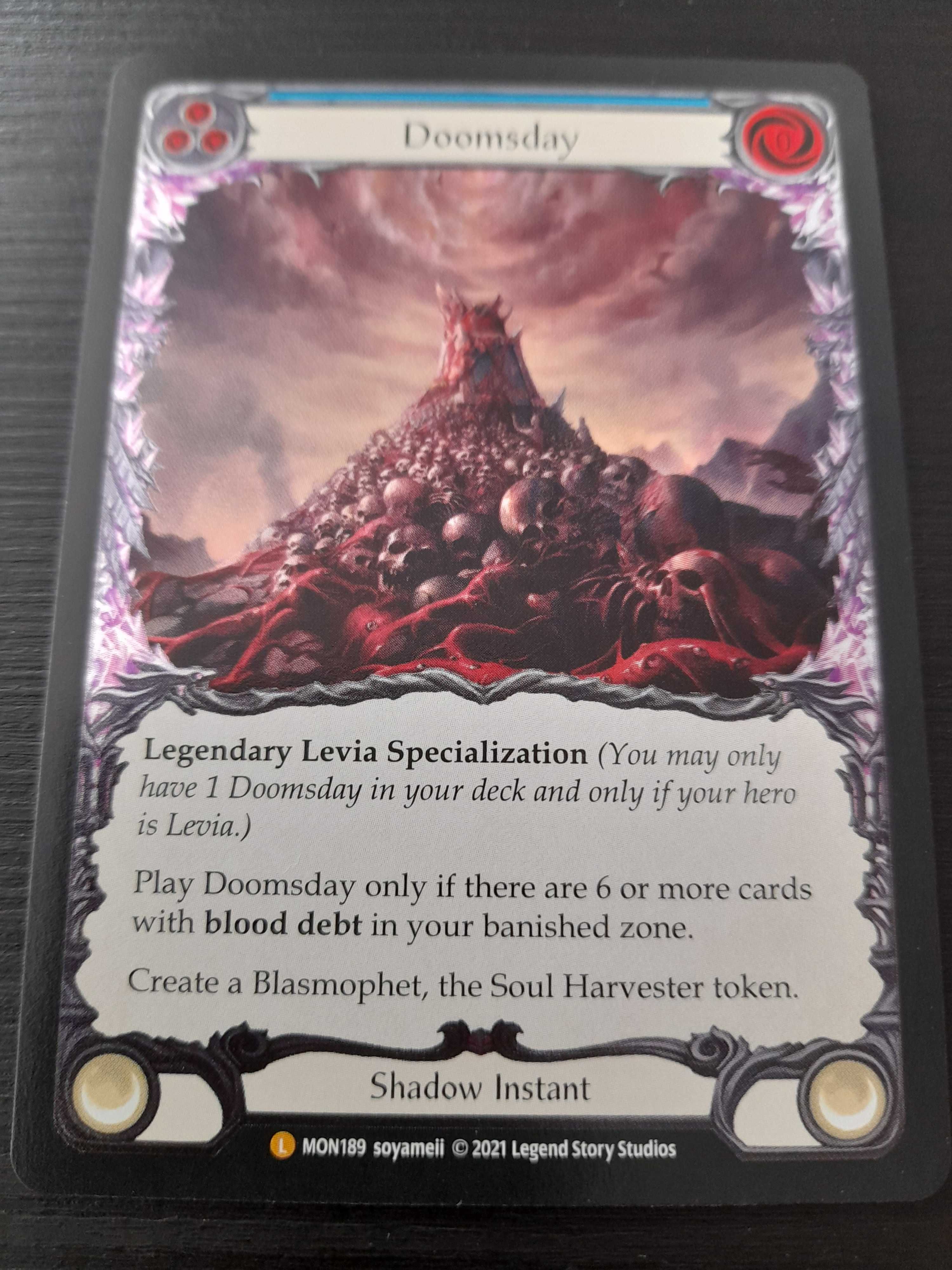 Flesh and Blood TCG cold foil legendary cards