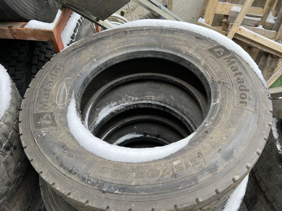 Шины бу резина 315 70 22,5 Адванс и Матадор