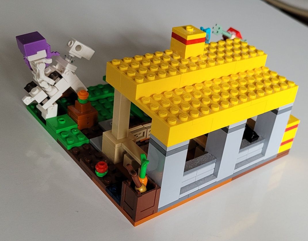 8+ lego minecraft 21171 stajnia