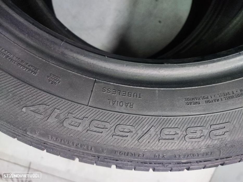 2 pneus semi novos 235-55r17 good year - oferta dos portes 100 EUROS