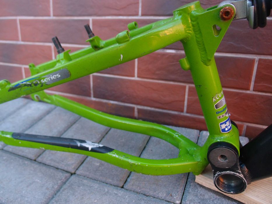 rama amortyzowana MTB HAI BIKE aluminium 7005 Rock Shox Jett DNM