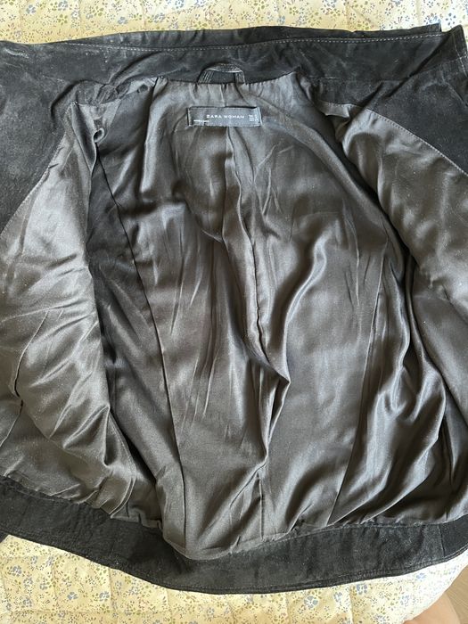 Куртка піджак замшева Zara S XS 100% натуральний замш