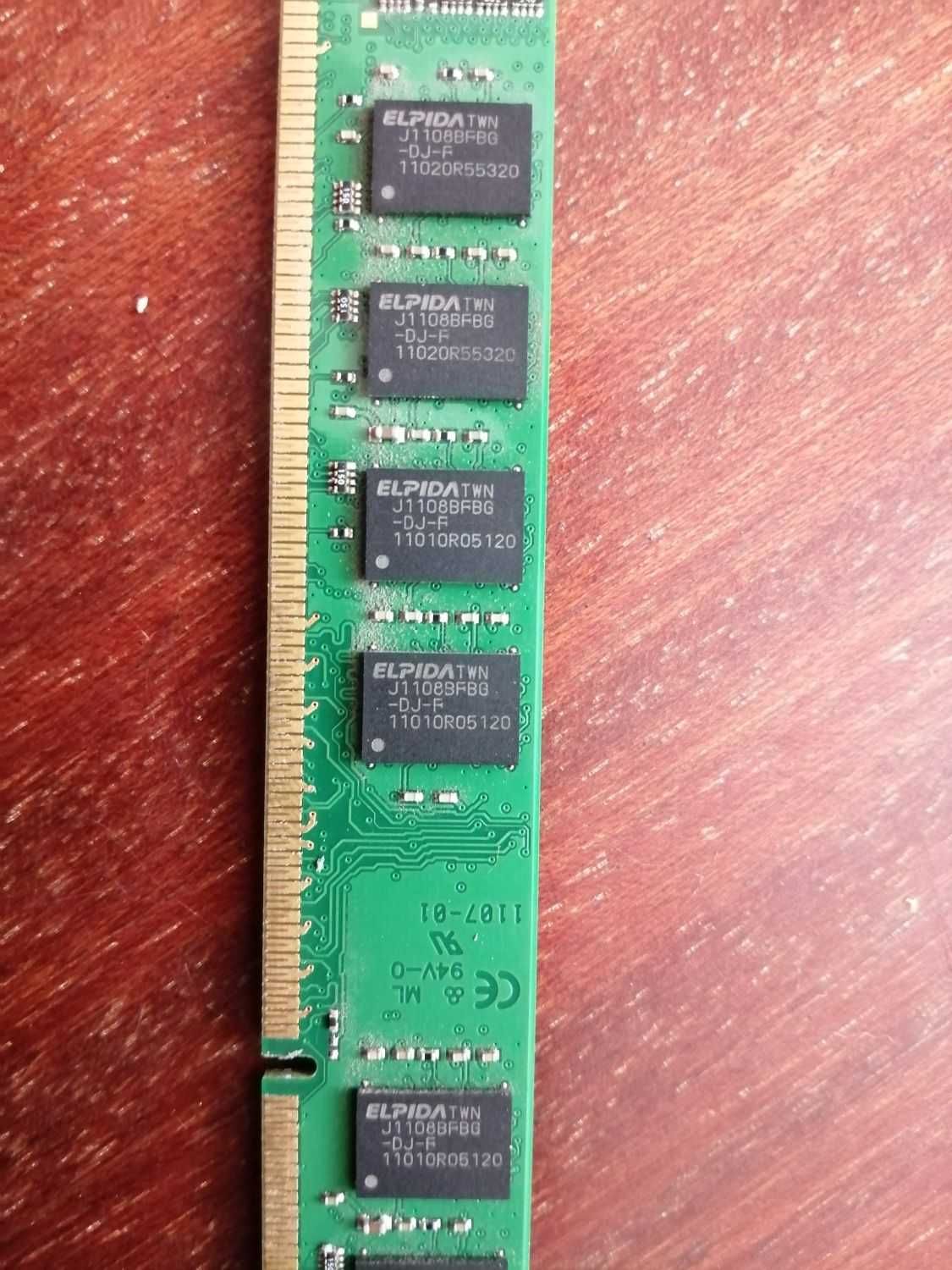 ОЗУ оперативная память Kingston DDR3 1333MHz 2Gb RAM KVR1333D3N9