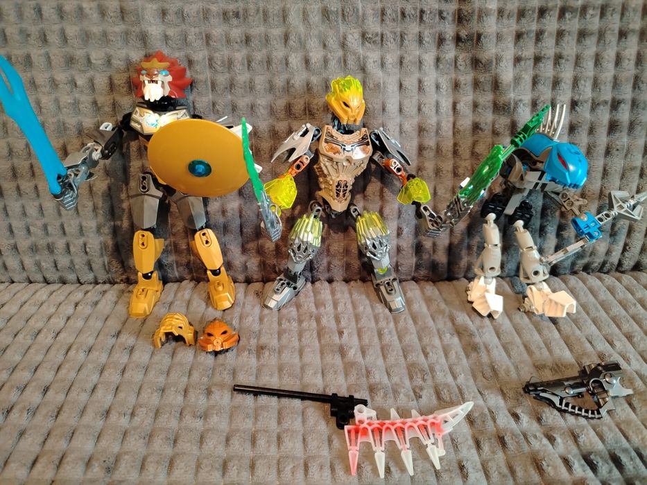Klocki Bionicle różne rodzaje