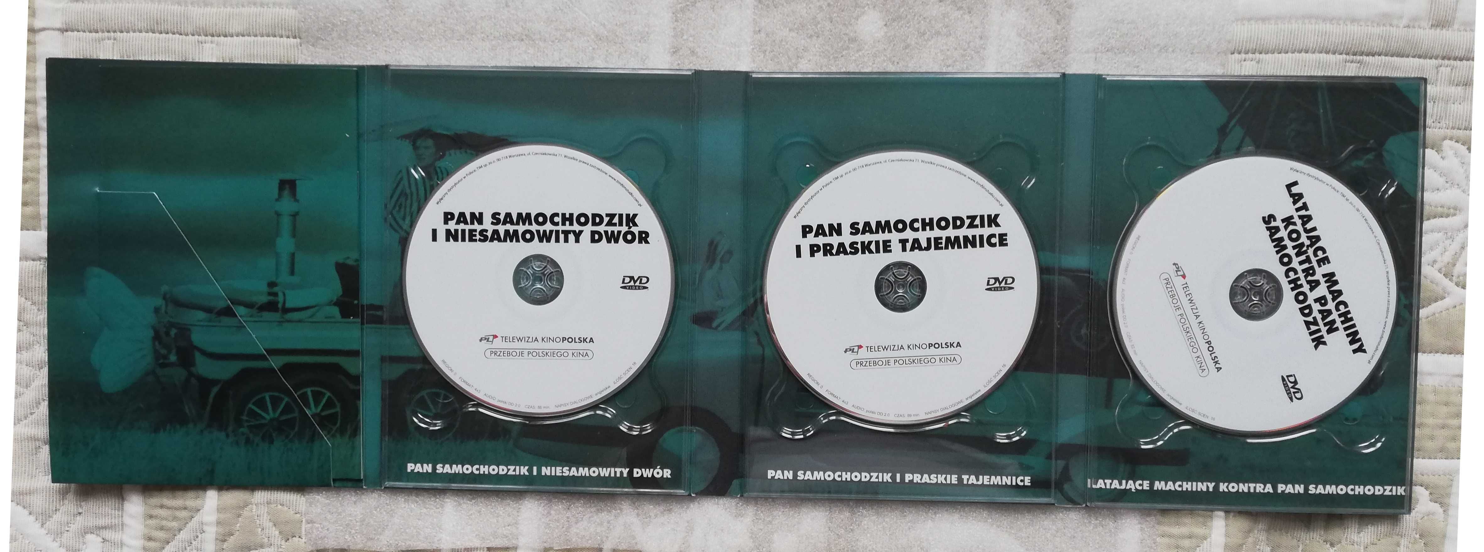 Płyty DVD zestaw filmy Pan Kleks Pan Samochodzik