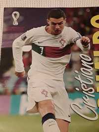 Poster Cristiano Ronaldo, Selecção Nacional, Qatar 2022, portes grátis