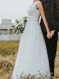 Suknia ślubna rozmiar 36 Kwiat Lotosu piękna Wesele Ślub