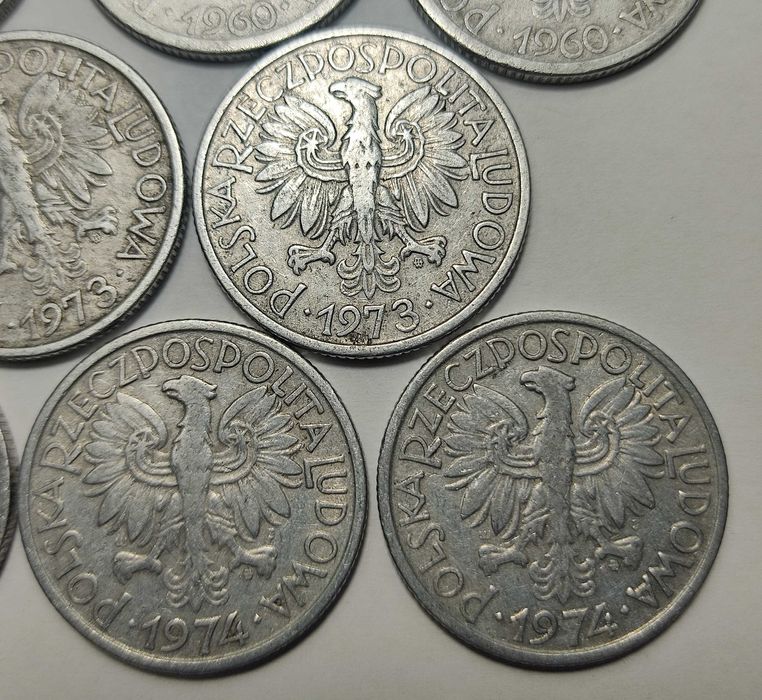 2 zł jagody, monety PRL - zestaw 12 szt.