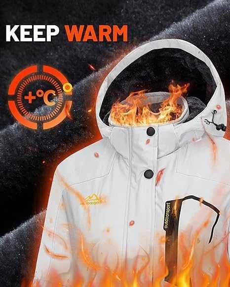 Damska kurtka / parka / soft shell /zimowa / R-XL / KEFITEVD !A1014-A!