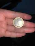 Moeda de um euro búlgara