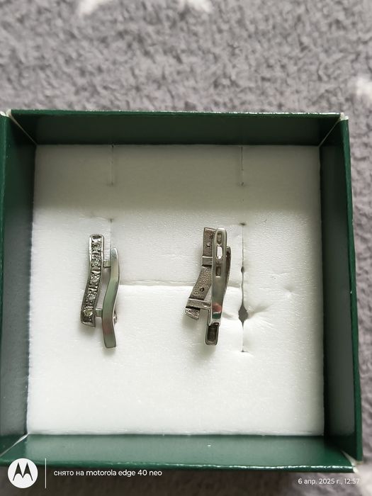 Сережки срібні  925