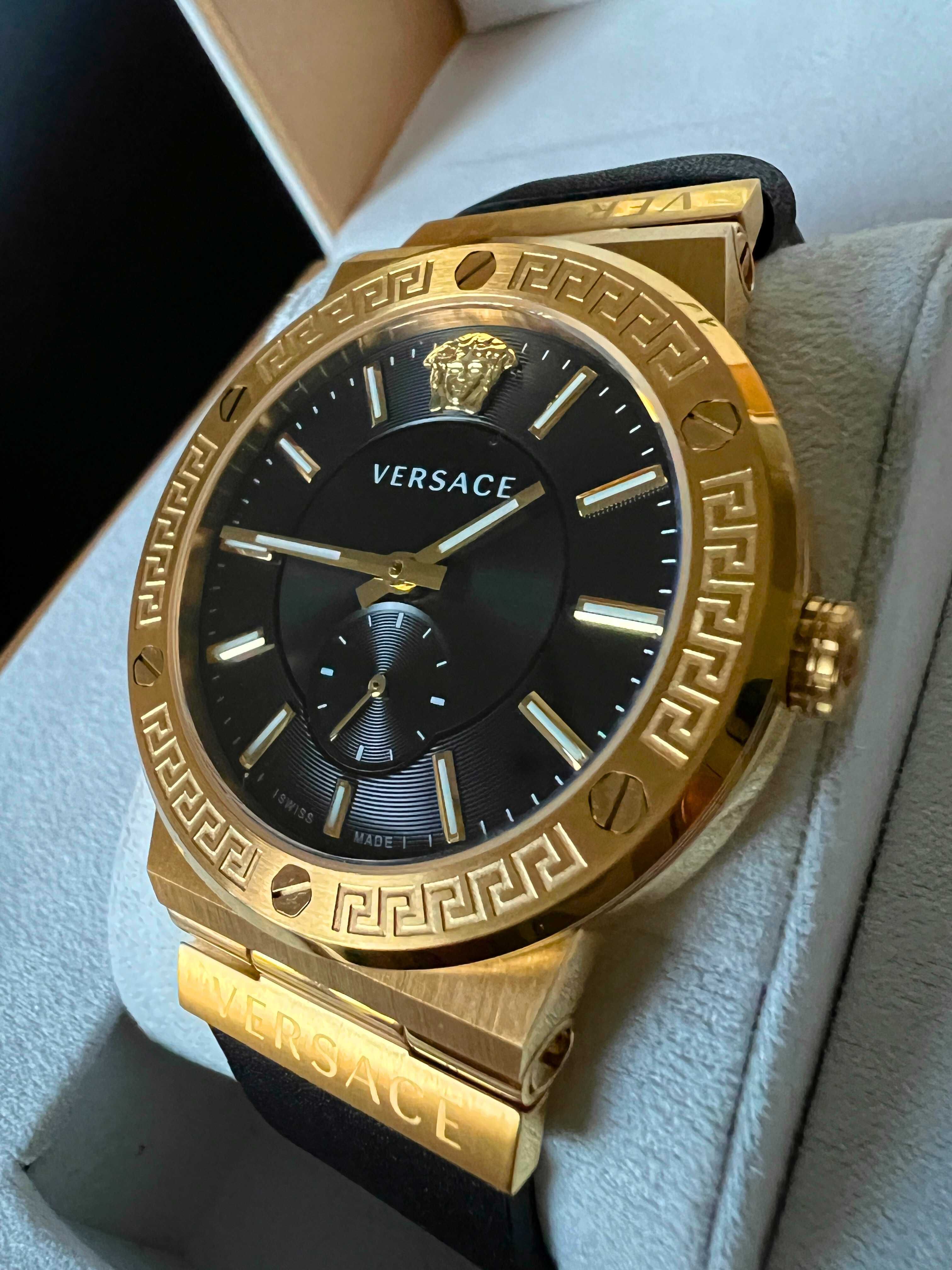 VERSACE zegarek męski (41mm) Greca Logo VEVI00220