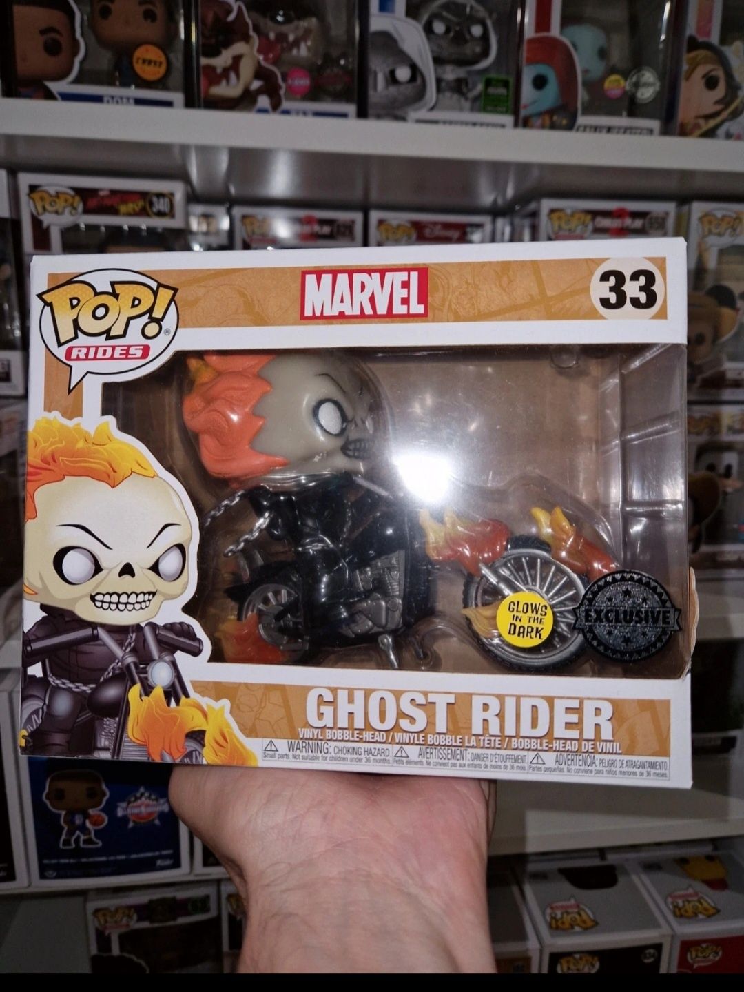 Ghost Rider Glow in the Dark Funko Excl.