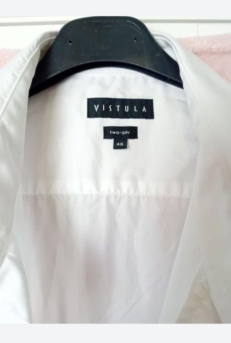 #Vistula koszula biała długi rękaw XL