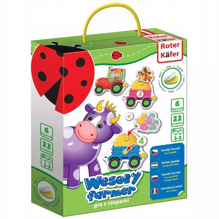 Wesoły Farmer. Gra z rzepami. Roter Kafer. Nowy Produkt