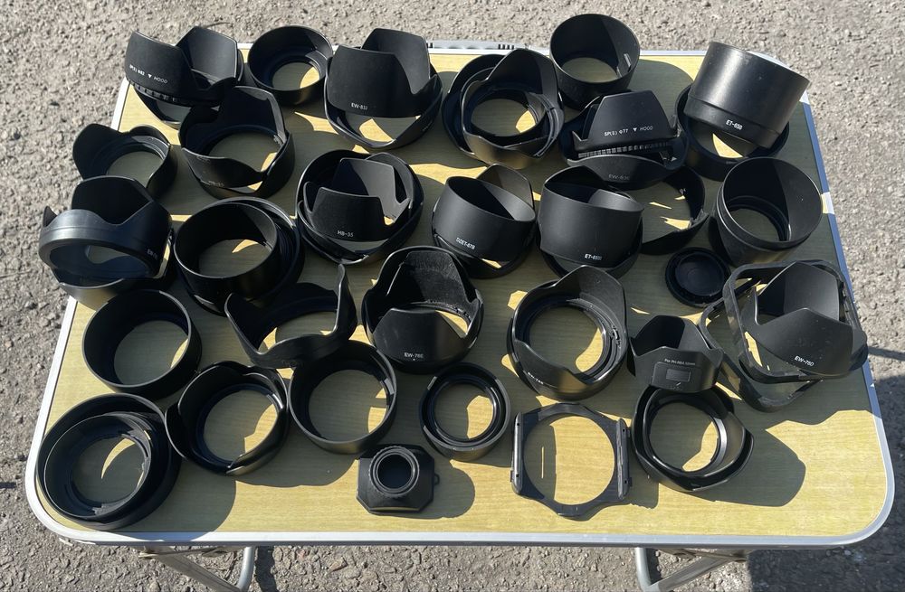 Комплекты фотопринадлежностей и аксессуаров.