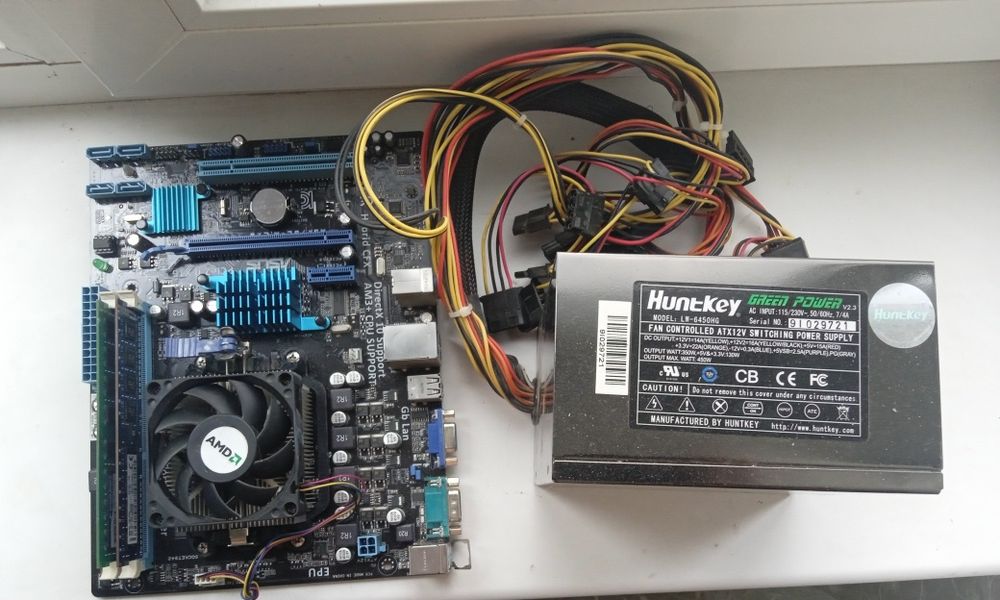 Комплект Материнська плата ASUS M5A78L-M LX3 PLUS Socket AM3+