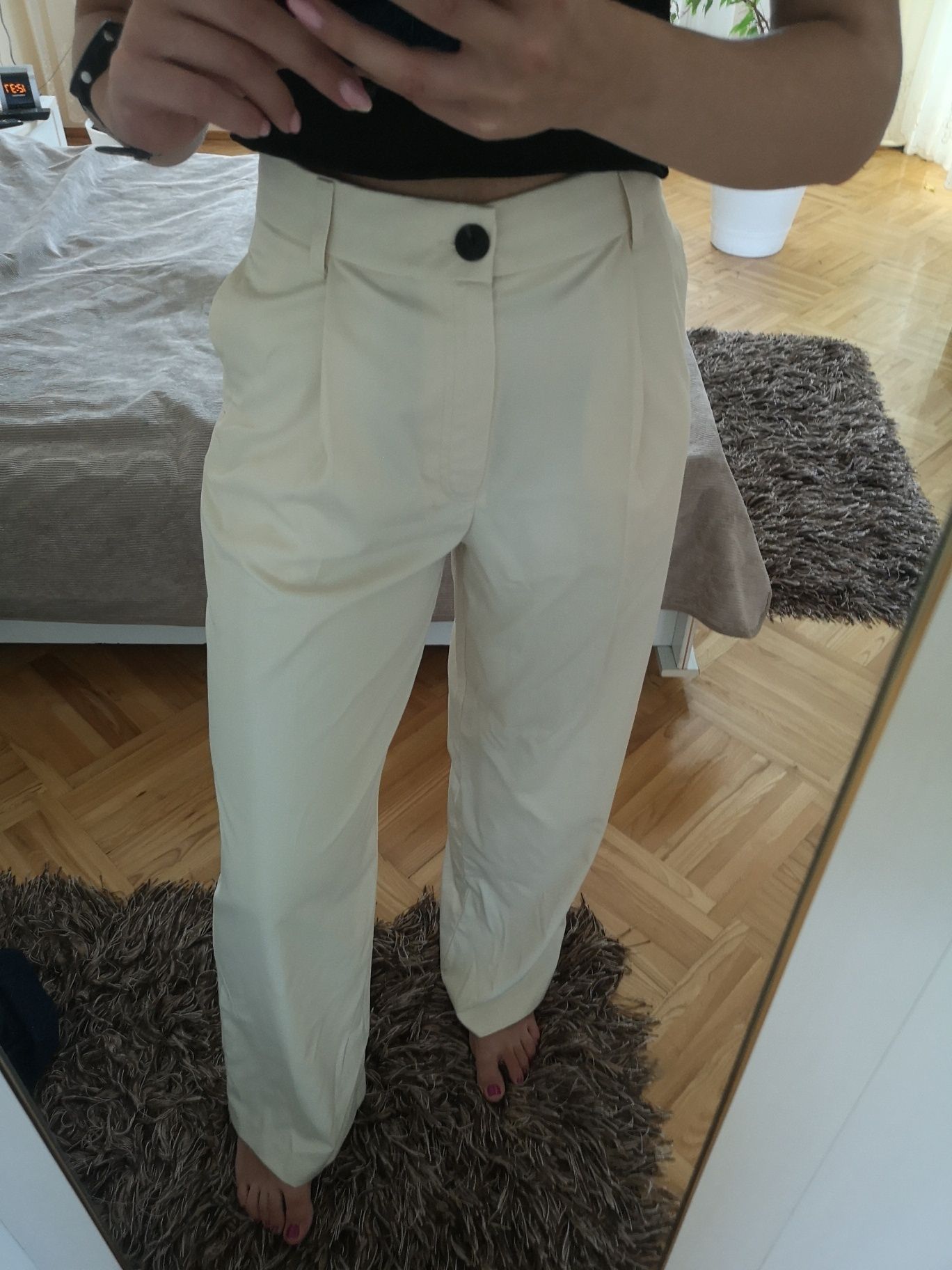 ZARA spodnie o kroju full length rozmiar 34