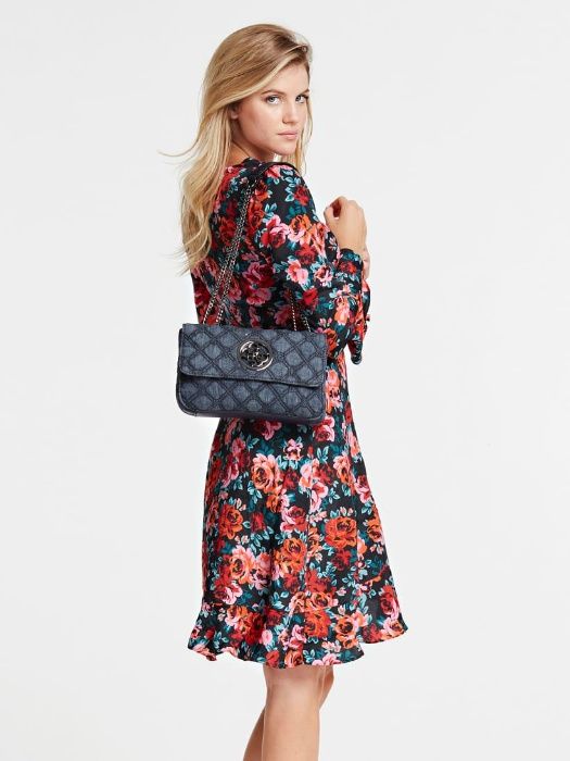Guess torebka listonoszka jeansowa denim Open road jeans crossbody