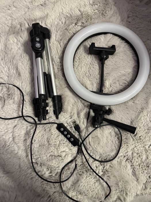 Кільцева LED дампа + штатив для зйокмок