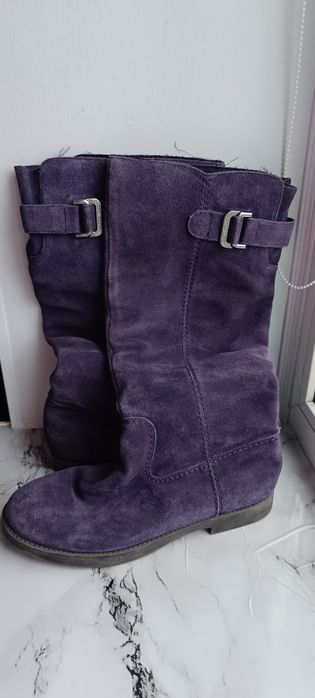 Замшеві чоботи Marco Tozzi