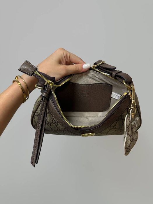 Сумка Gucci гуччі гучи комплект гаманець жіноча брелок подарунок GG