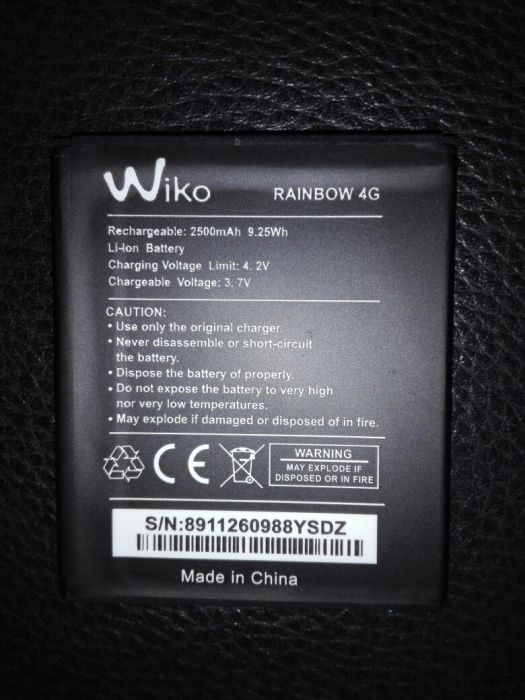 Bateria Wiko Rainbow 4G