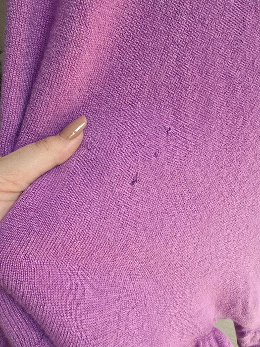 Narzutka wełniana kaszmir poncho kardigan merino plus size jesień