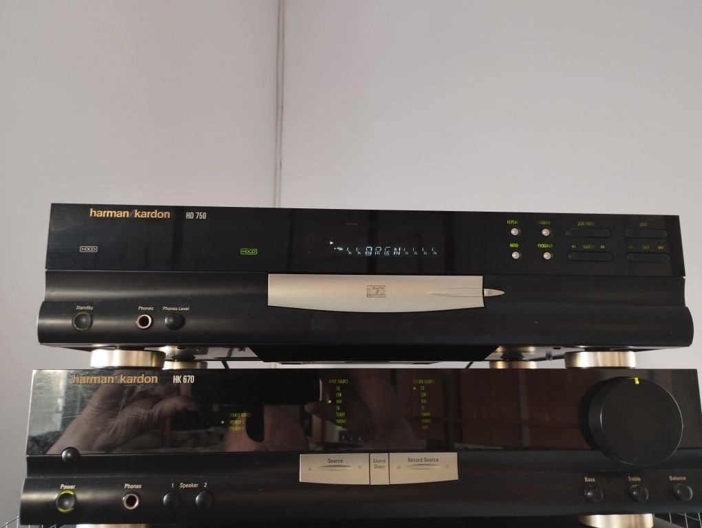 Harman Kardon wzmacniacz HK670 i CD HD750