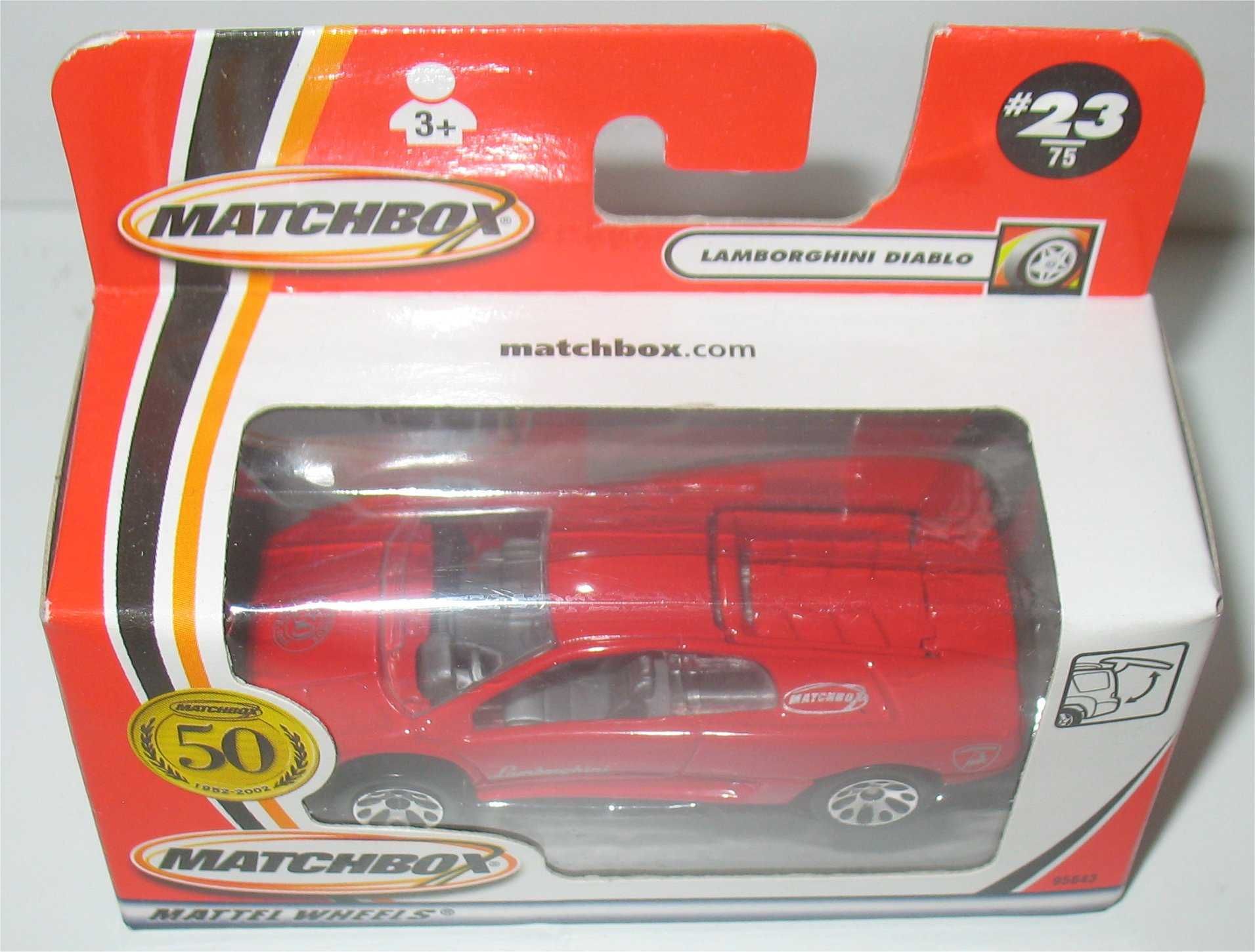 Matchbox - Lamborghini Diablo - c/logo 50 Anos