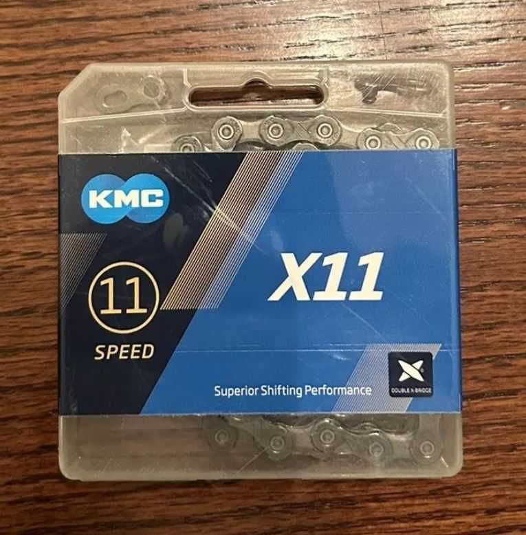 Цепь KMC X11 Grey 11 скоростей 114 звеньев + замок