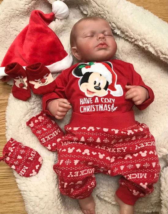 Komplet świąteczny niemowlecy Disney Mickey Mouse Rozm.56-62 cm