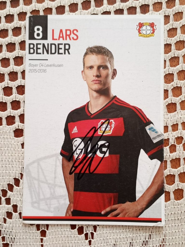 Lars Bender Футбол Автограф Збірна Німеччини Bayer Бундесліга