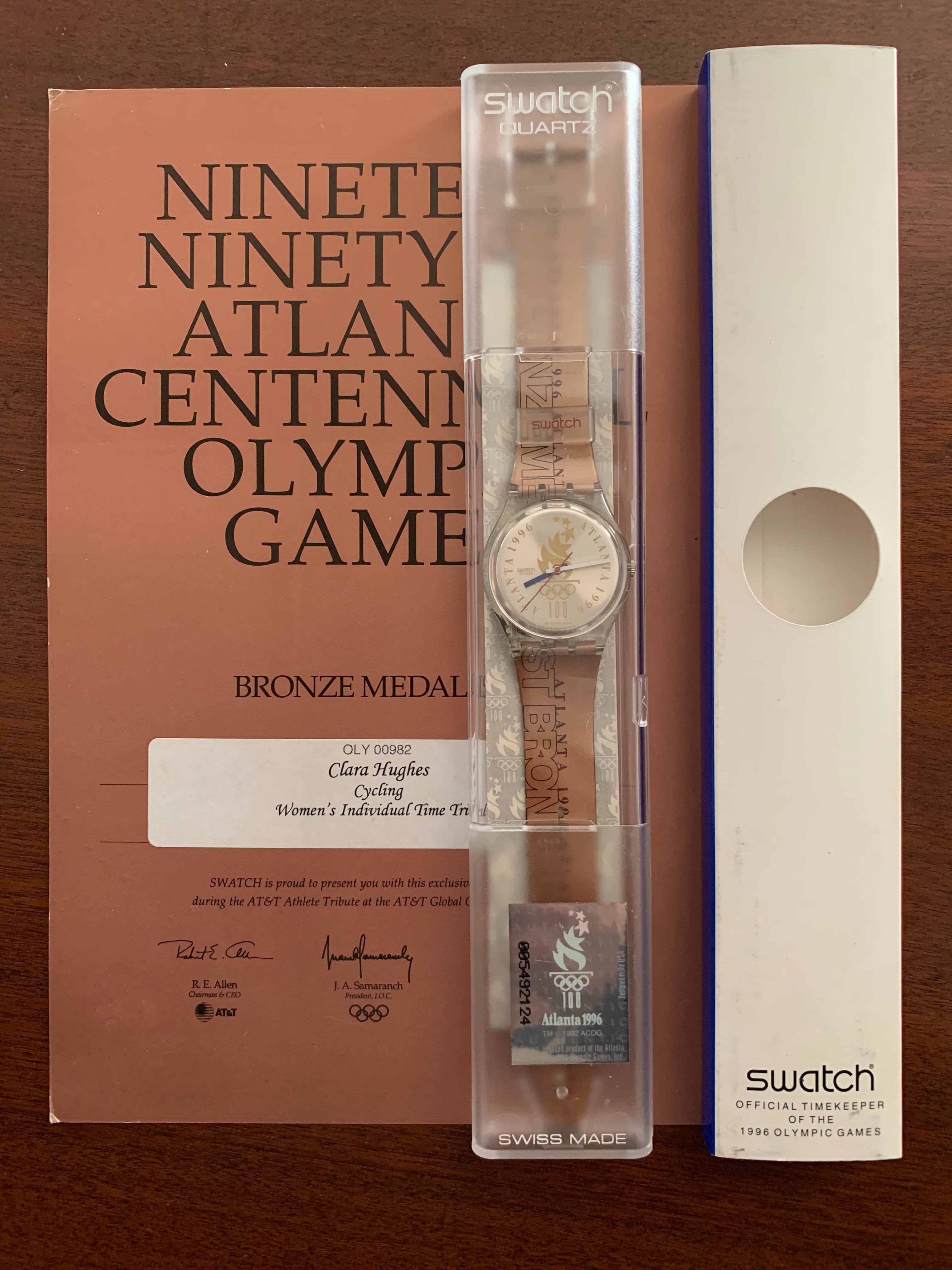 Swatch edição especial limitada jogos olímpicos 96