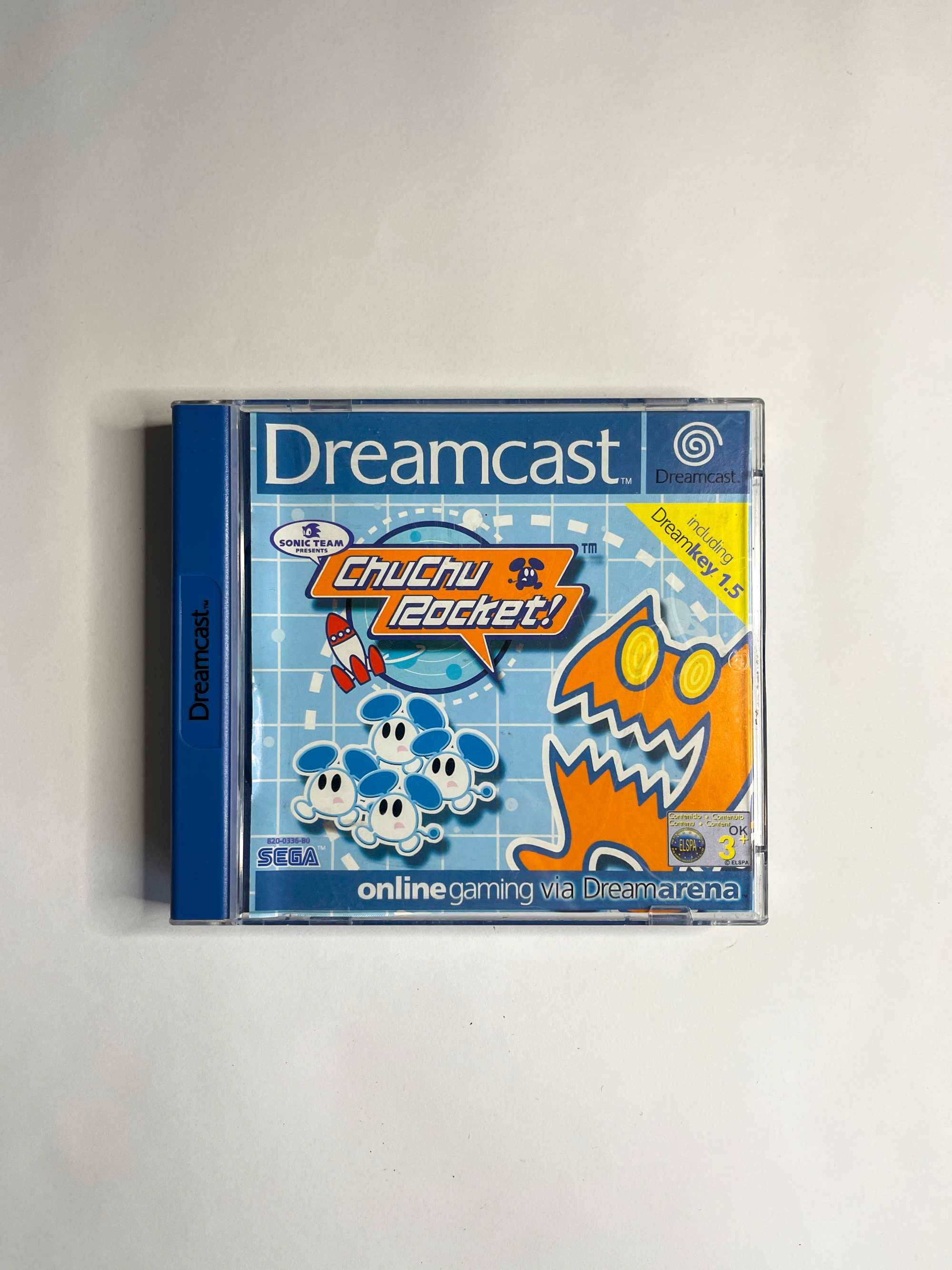 JOGOS Dreamcast - Sonic Adventure / Shenmue Passaport /Chu Chu Rocket!