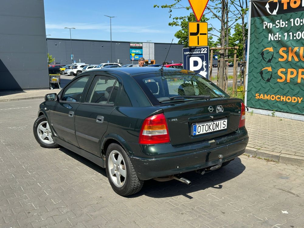 Opel Astra 1.6 LPG 2001 rok klima działa alufelgi długi opłaty hak