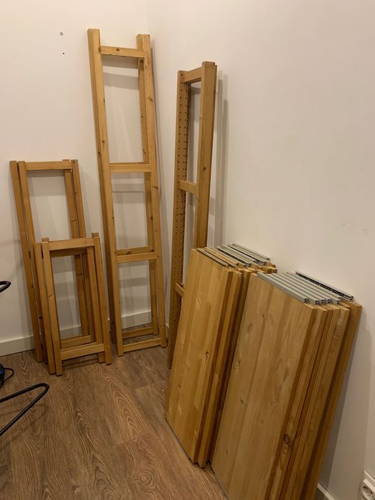 Estantes IVAR com 20 prateleiras